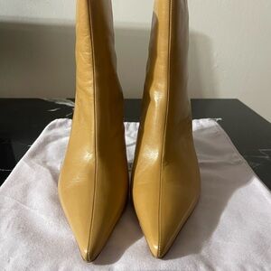 Jimmy Choo Mustard Heeled Boots